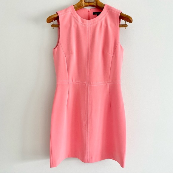 French Connection Coral Pink Dress - Picture 1 of 6